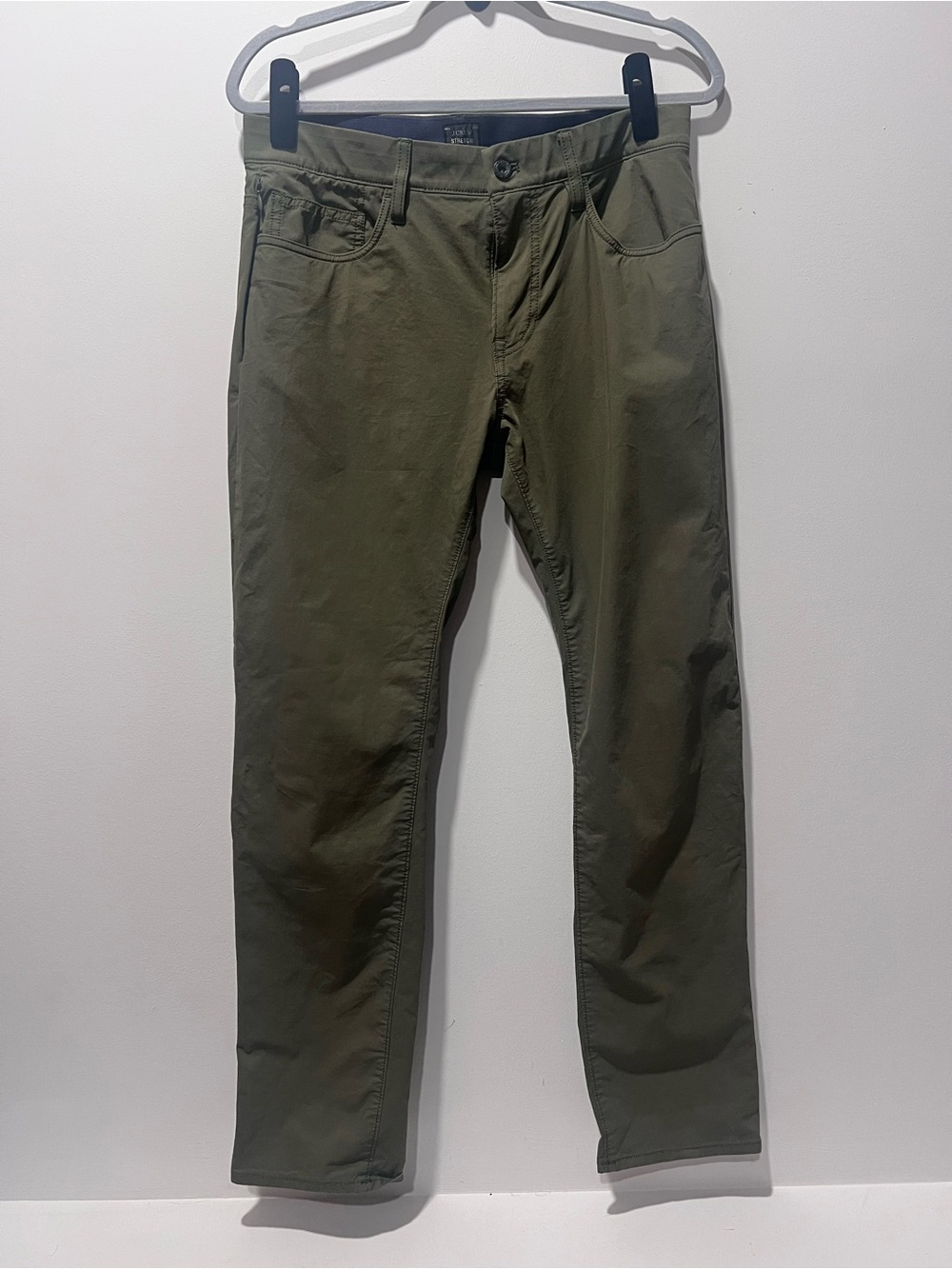 J. Crew Slim Chinos in Olive Green